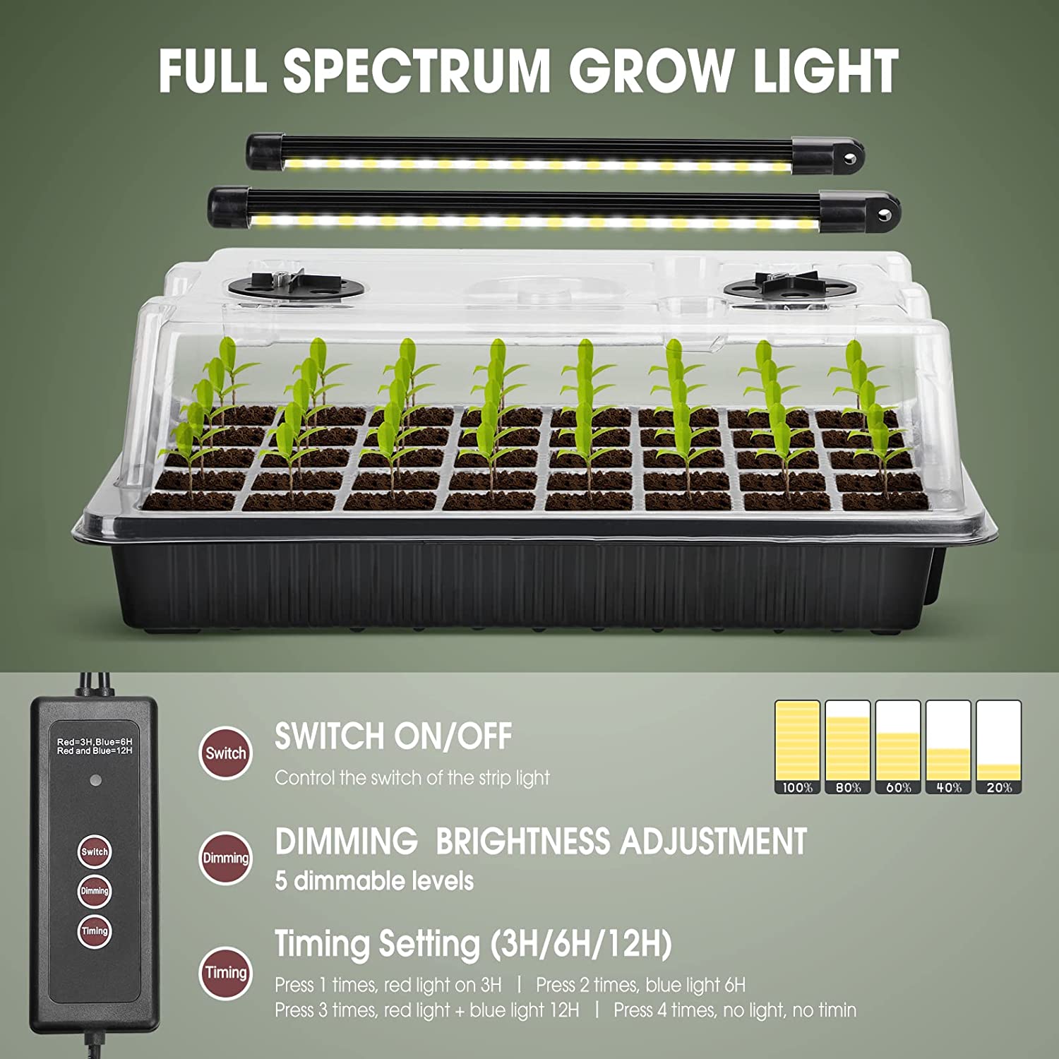 【Best 】1 Set, Seed Starter Tra – Humidity Dome Kit recenzja i cena