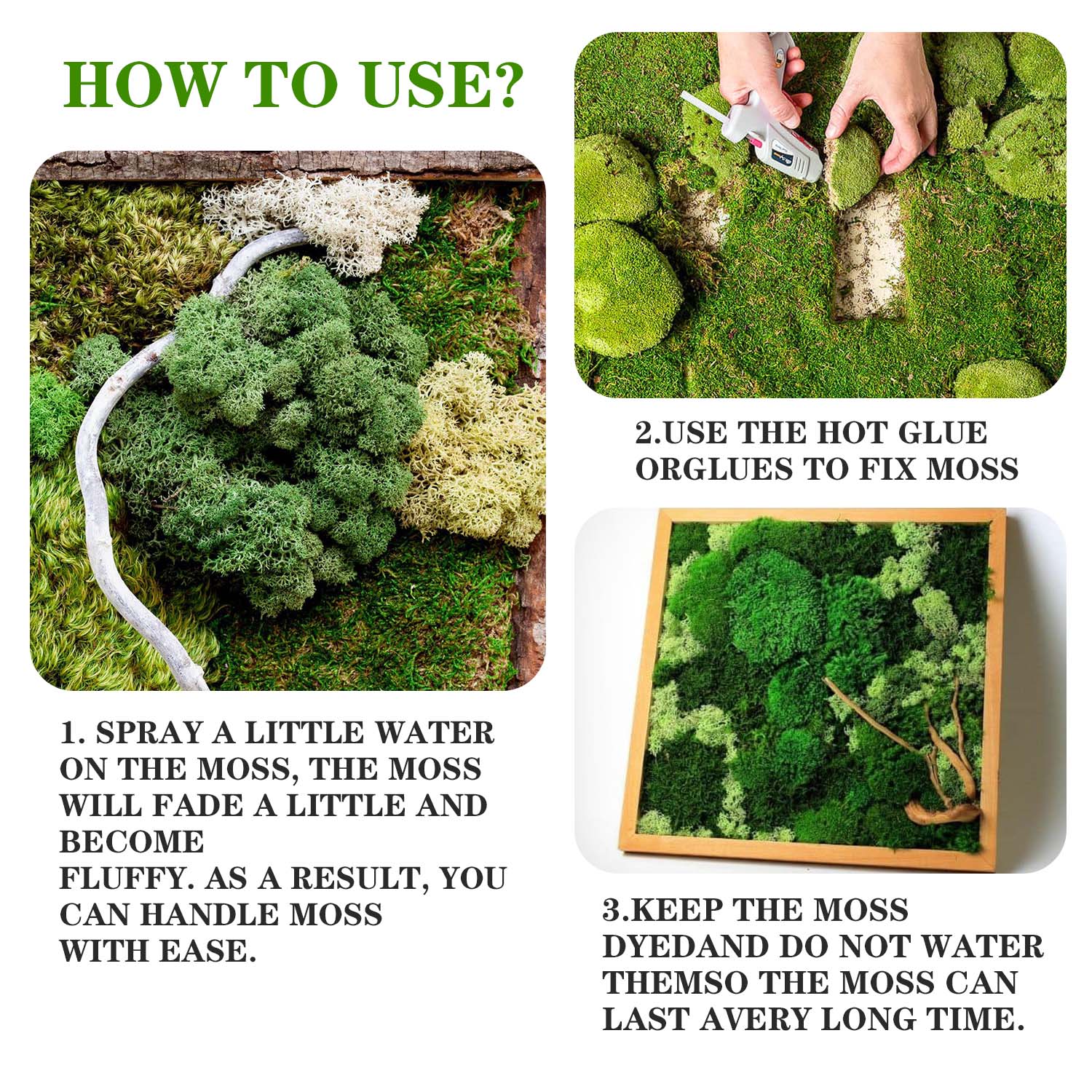Artificial Green Plants Eterna – Sphagnum Moss Dry recenzja i cena