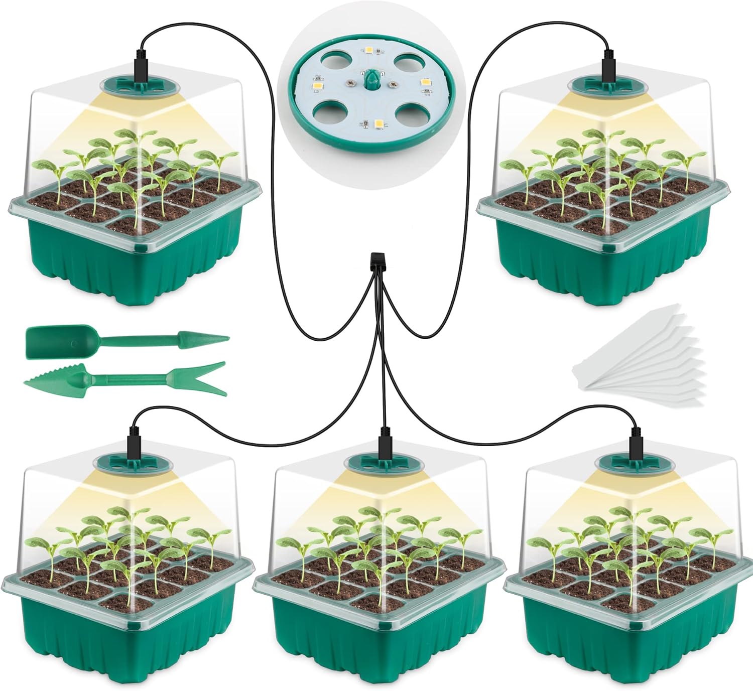 Seed Starter Tray with Grow Li – Humidity Dome Kit recenzja i cena