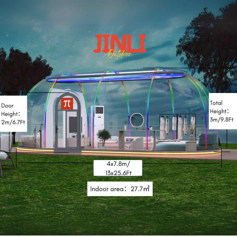7.8-Meter Transparent Starry P – Plastic Dome Clear recenzja i cena