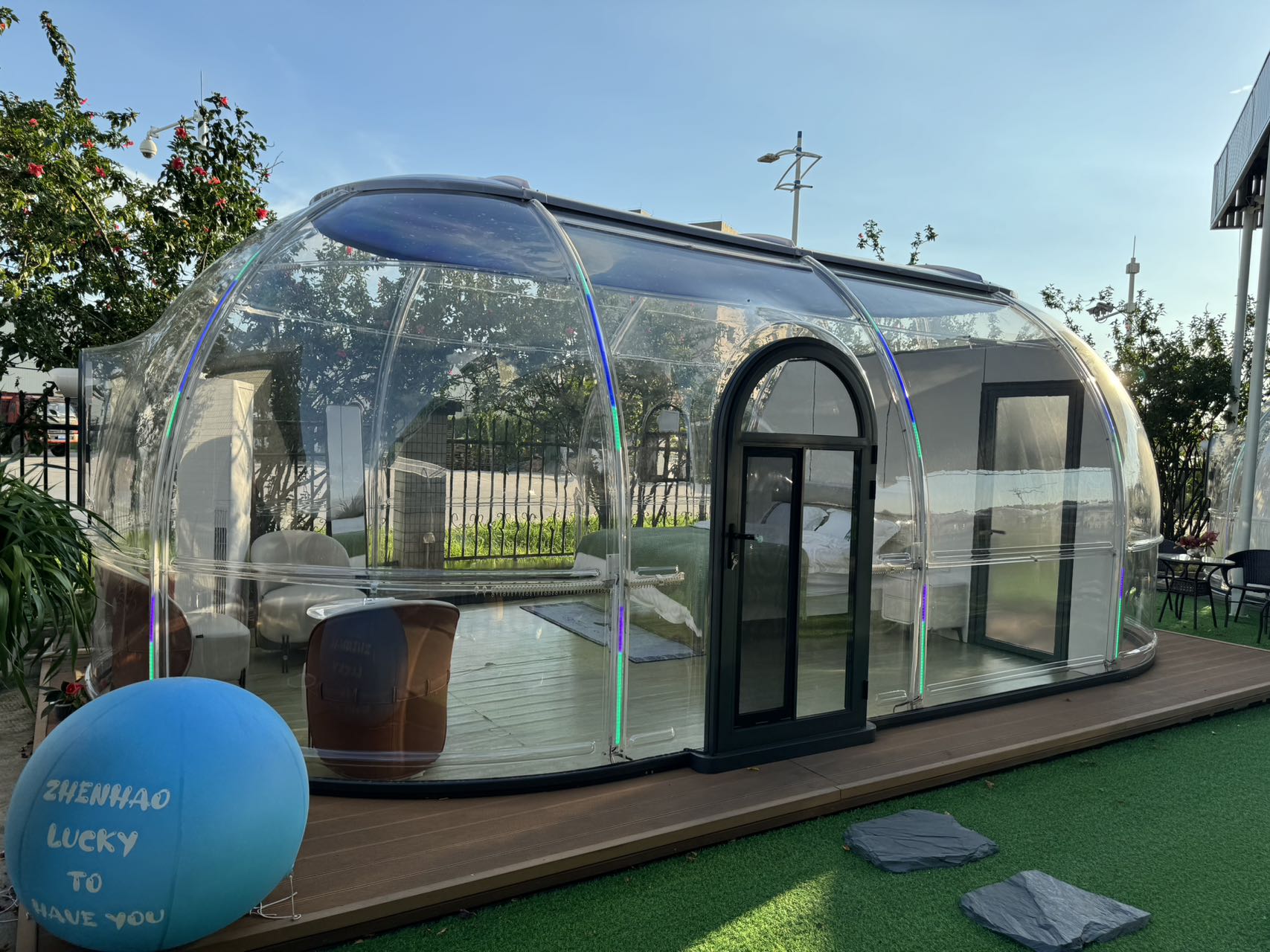 7.8-Meter Transparent Starry P – Plastic Dome Clear recenzja i cena