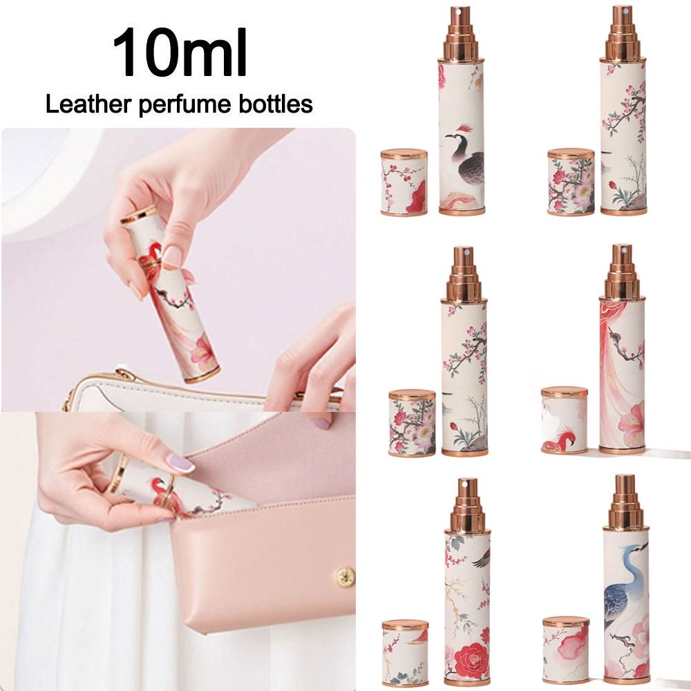 Portable PU Leather Perfume Bo – Misting Bottle Fine recenzja i cena