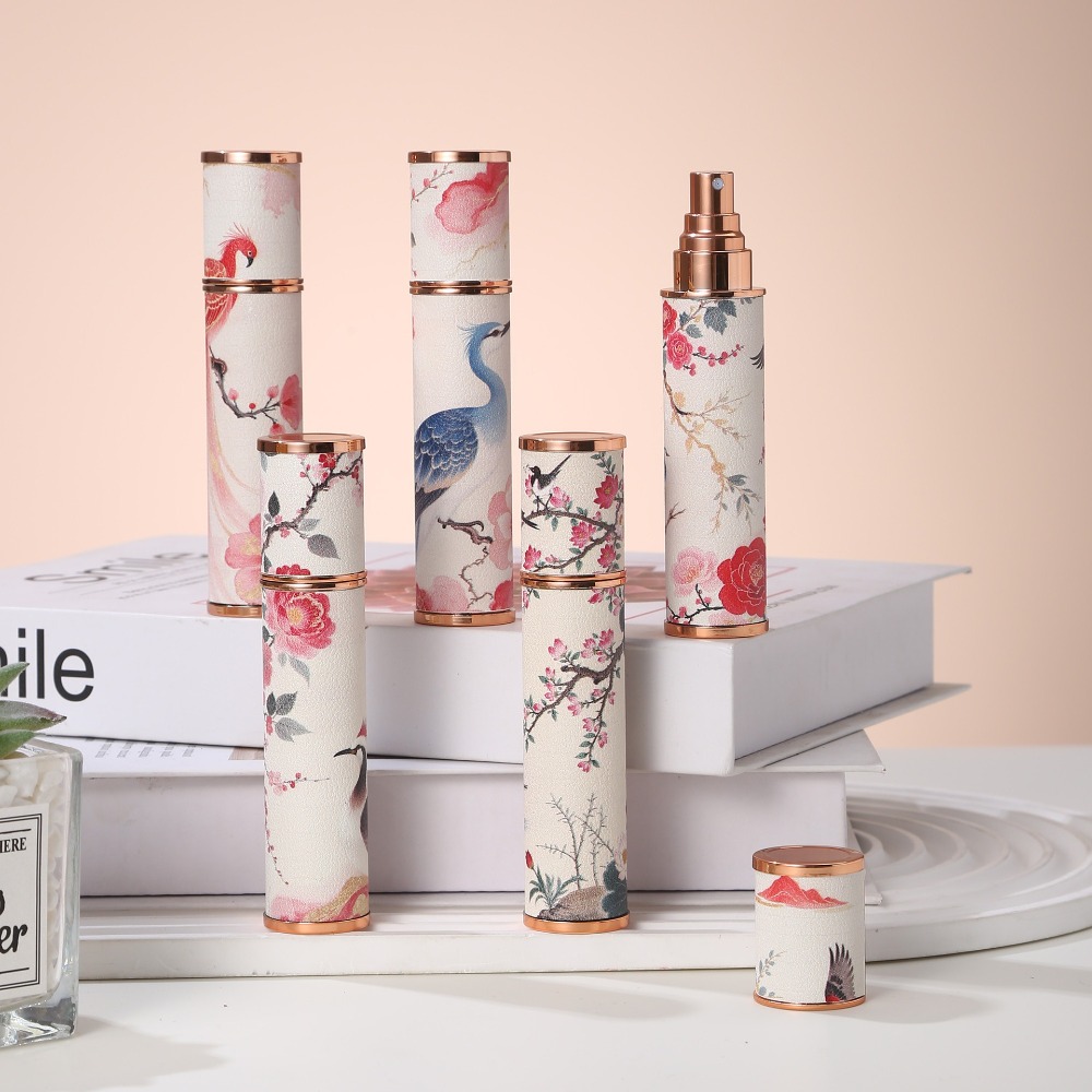 Portable PU Leather Perfume Bo – Misting Bottle Fine recenzja i cena