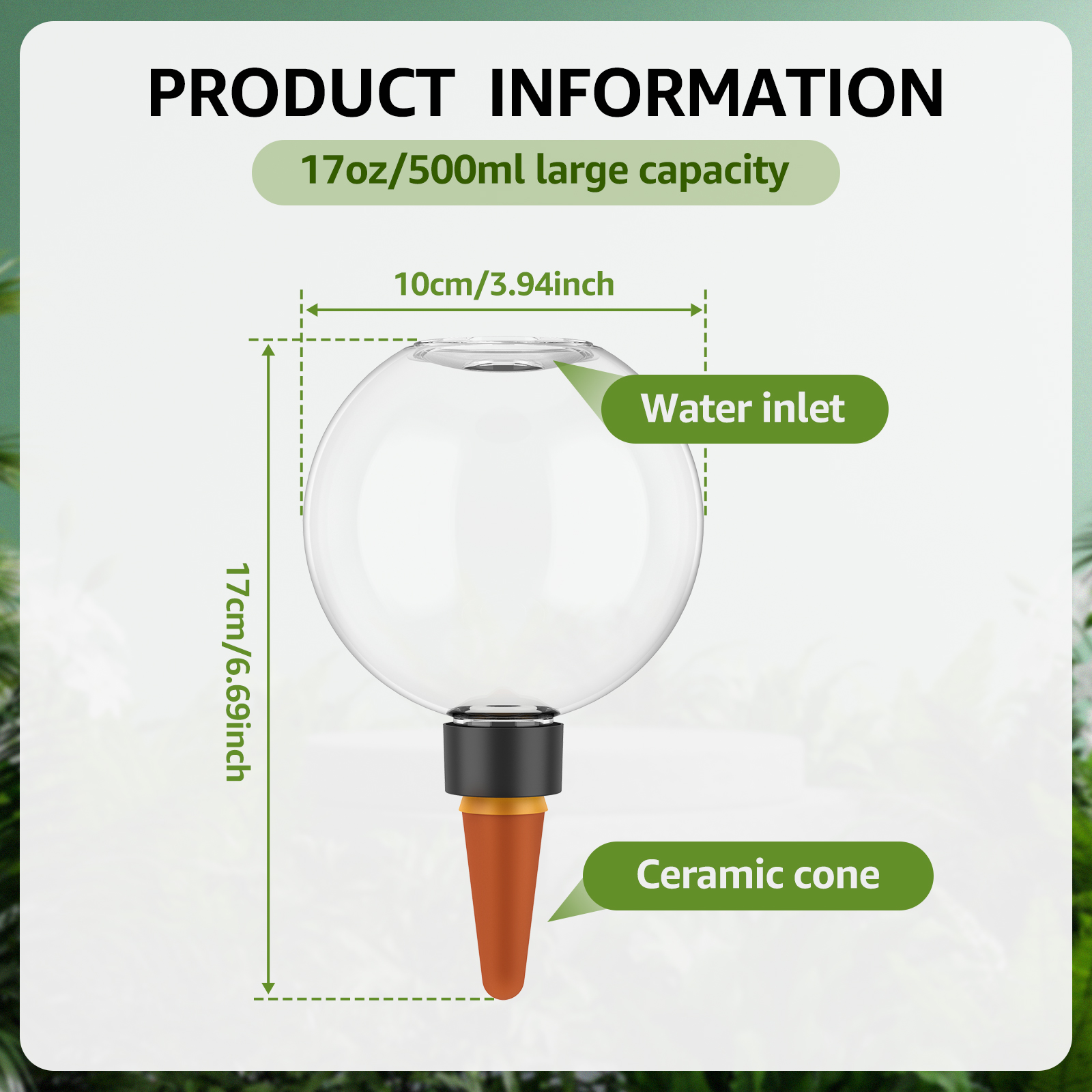 2/4Pcs 500ML Automatic Drip Ir – Self Watering Insert recenzja i cena