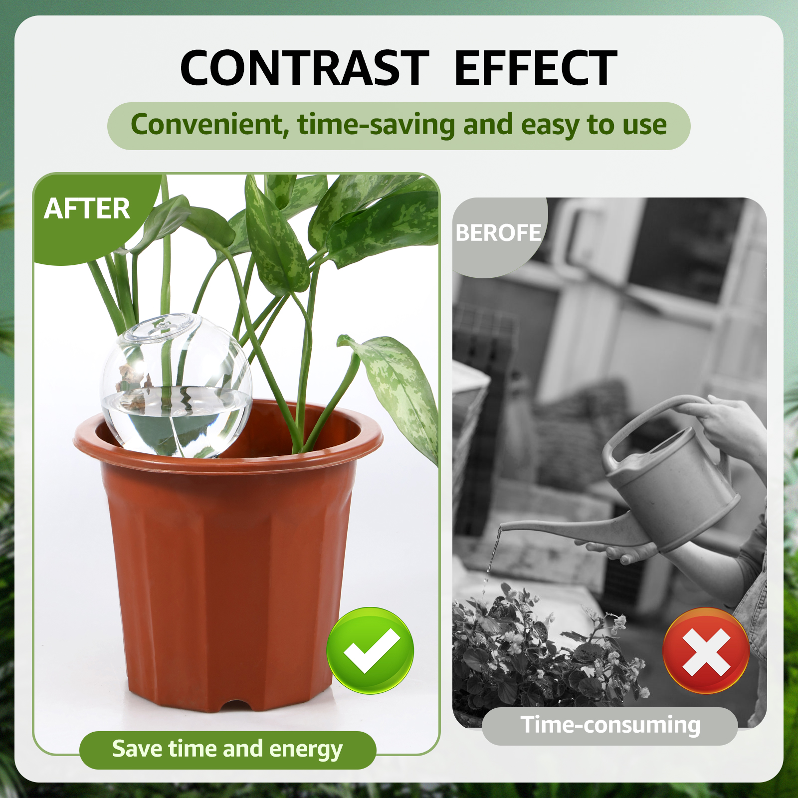 2/4Pcs 500ML Automatic Drip Ir – Self Watering Insert recenzja i cena