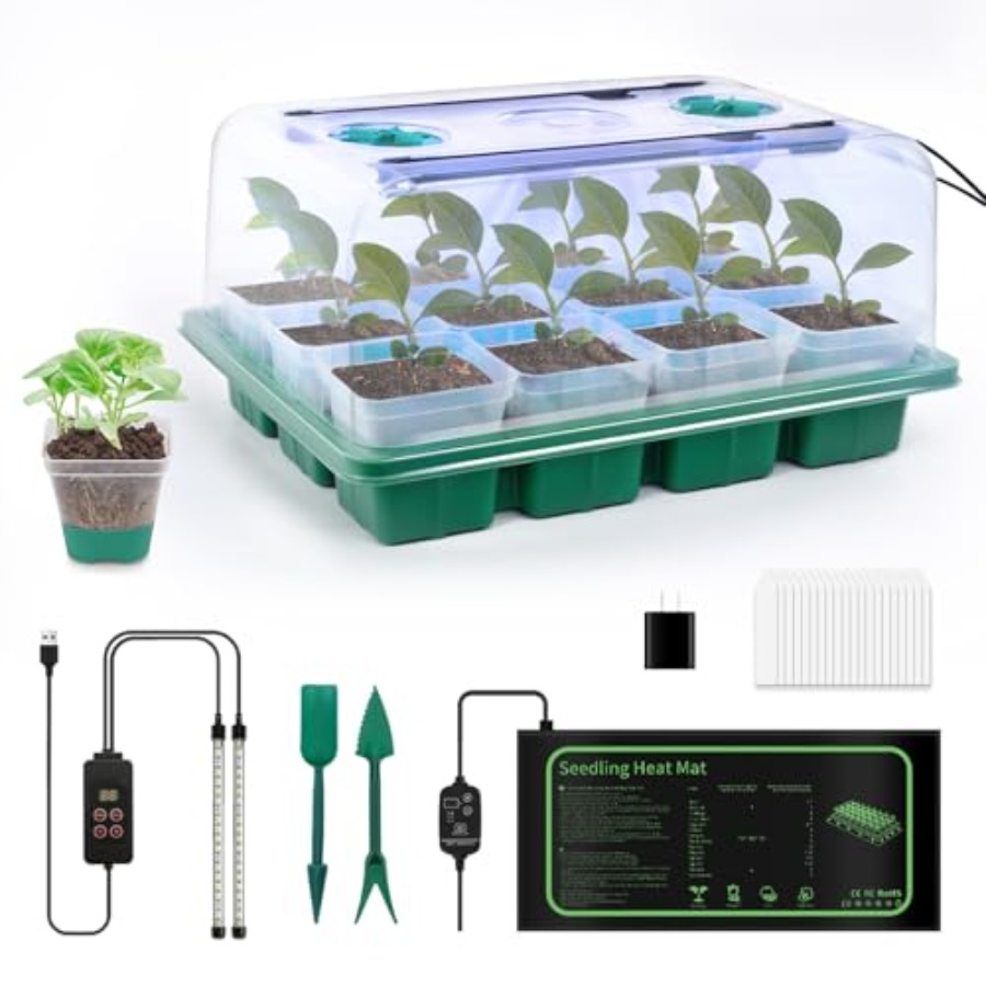 Seed Starter Kit with Grow Lig – Humidity Dome Kit recenzja i cena