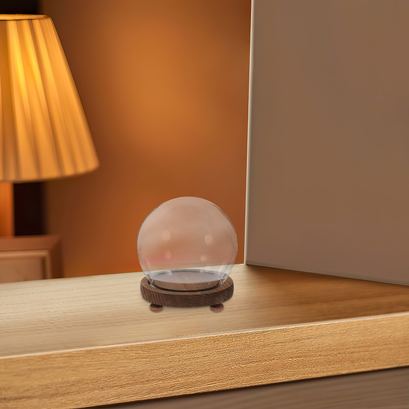 Spherical Glass Cover Ornament – Plastic Dome Clear recenzja i cena