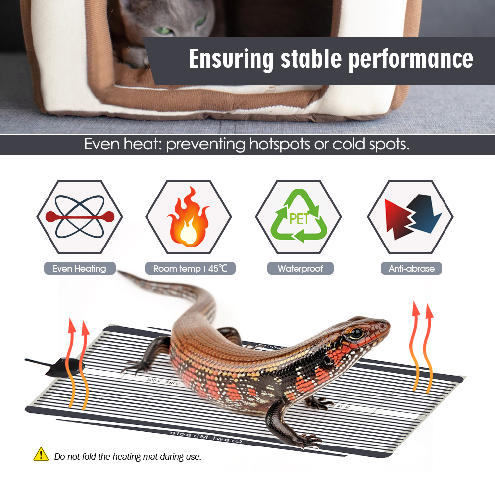 5W 15W 25W 35W Graphene Reptil – Heat Mat Seedling recenzja i cena