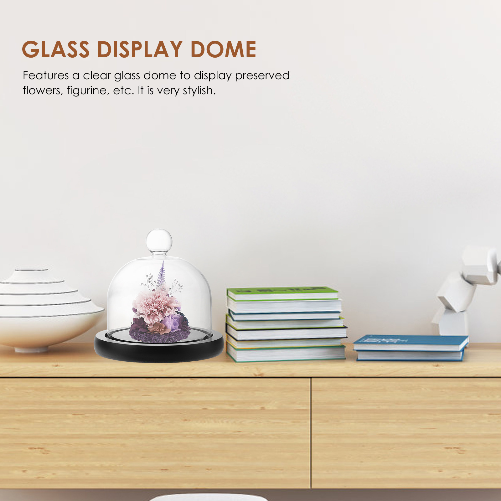 Clear Glass Display Dome for P – Plastic Dome Clear recenzja i cena