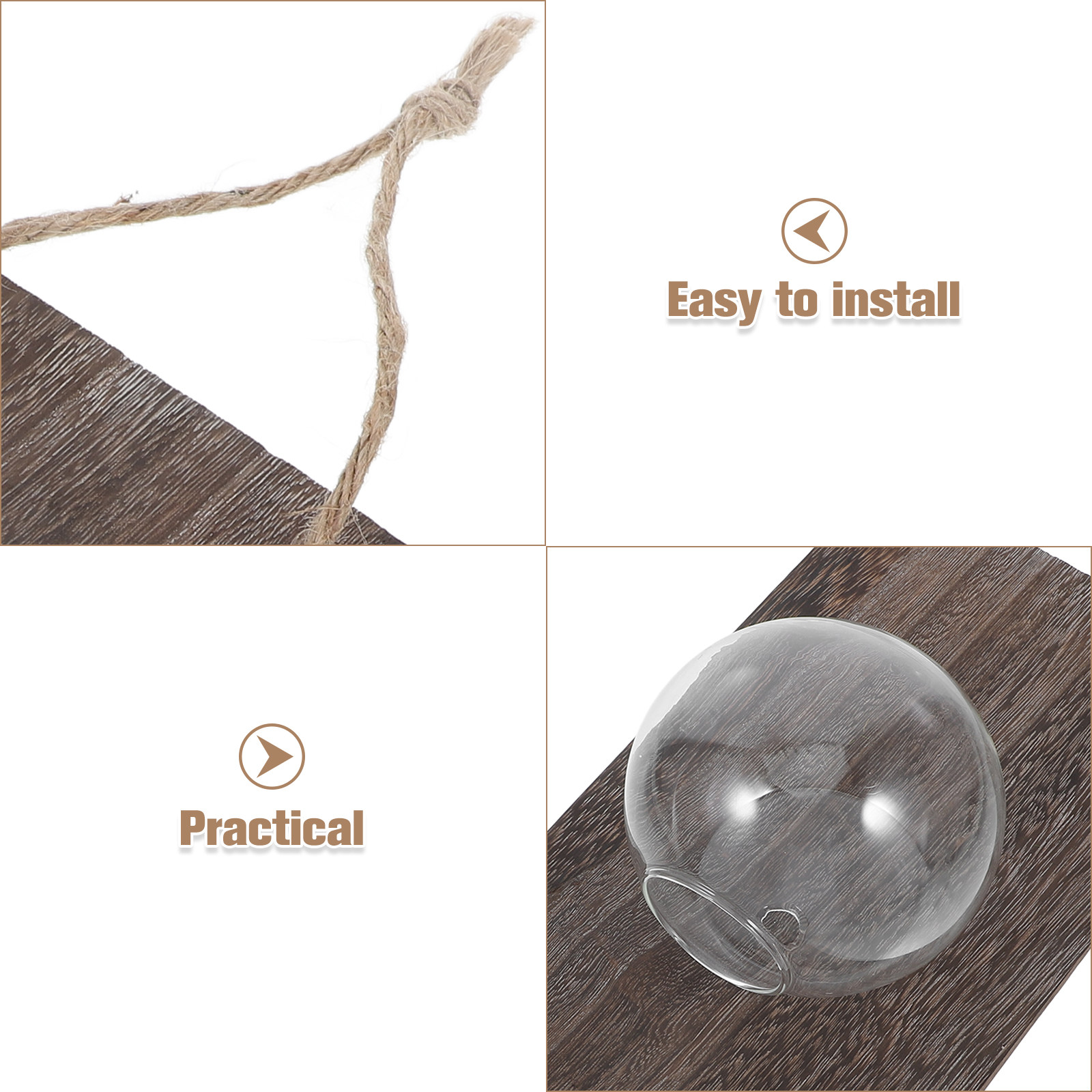 Wall Mounted Glass Vase Hangin – Propagation Station Vase recenzja i cena