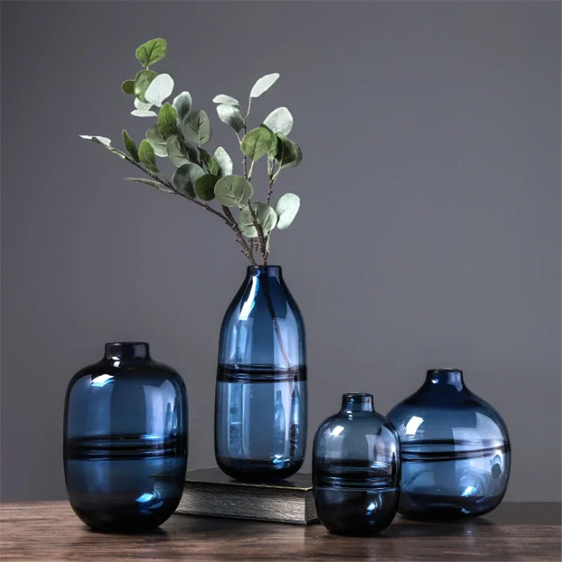 Minimalist Blue Black Glass Va – Propagation Station Vase recenzja i cena