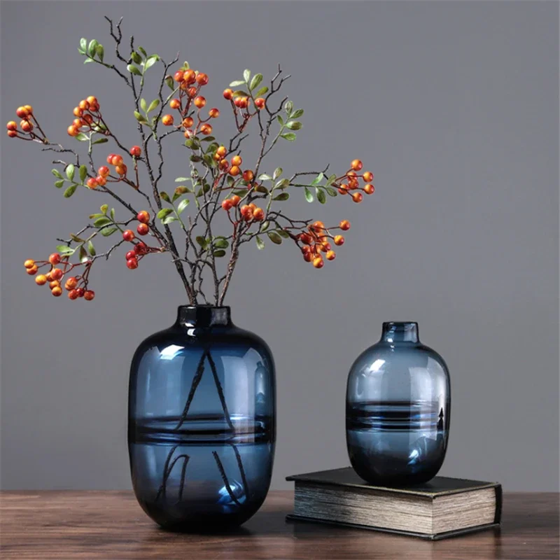 Minimalist Blue Black Glass Va – Propagation Station Vase recenzja i cena