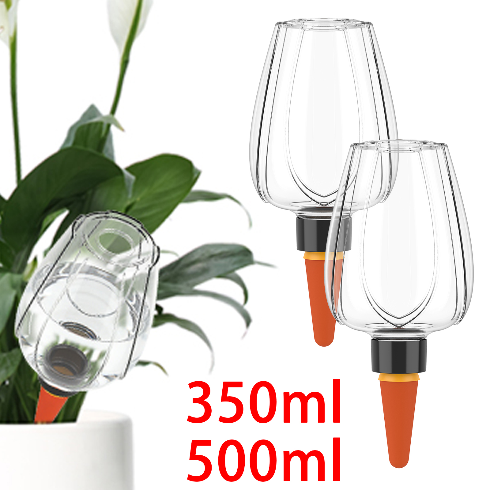 4Pcs Plant Watering Globe Clea – Self Watering Insert recenzja i cena