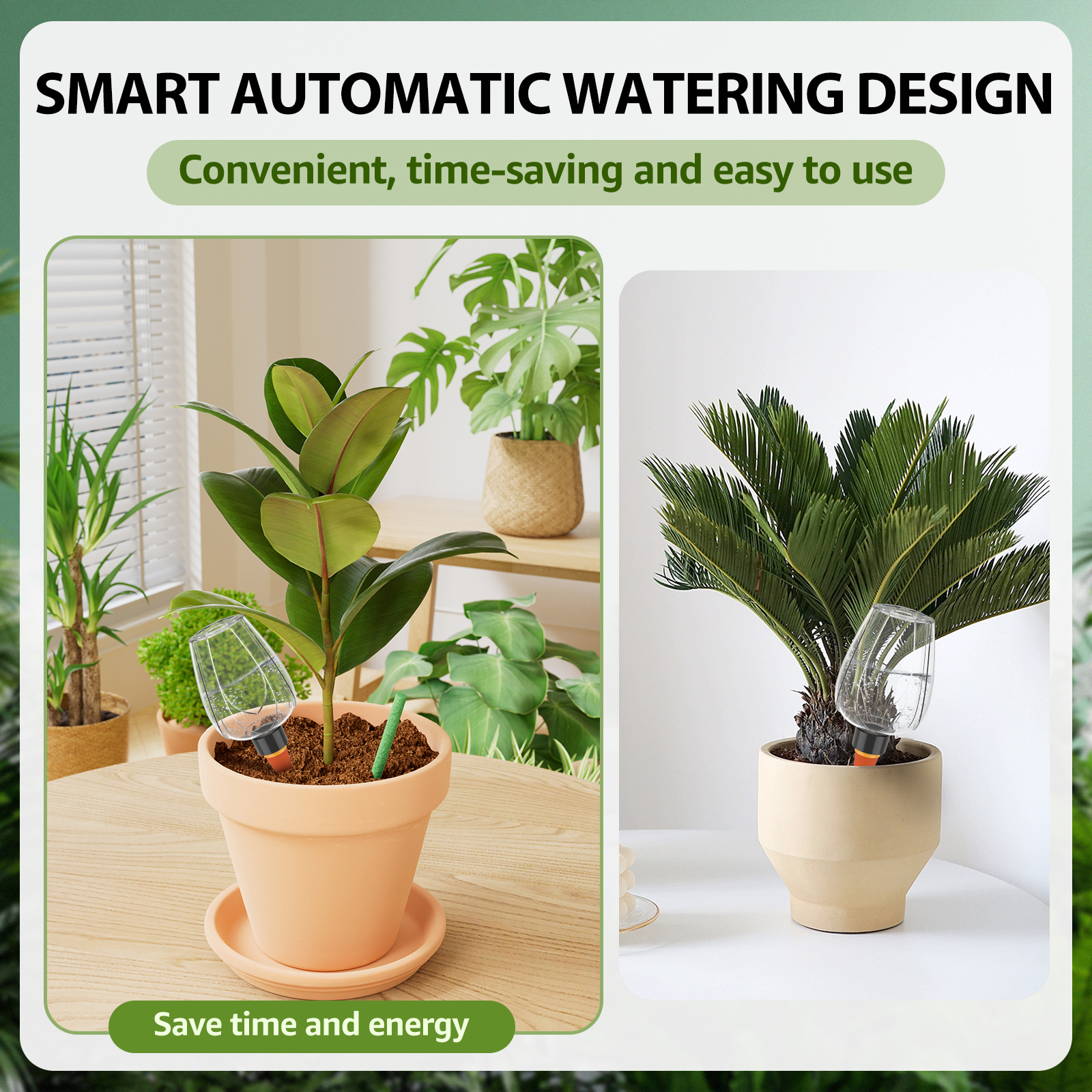 4Pcs Plant Watering Globe Clea – Self Watering Insert recenzja i cena
