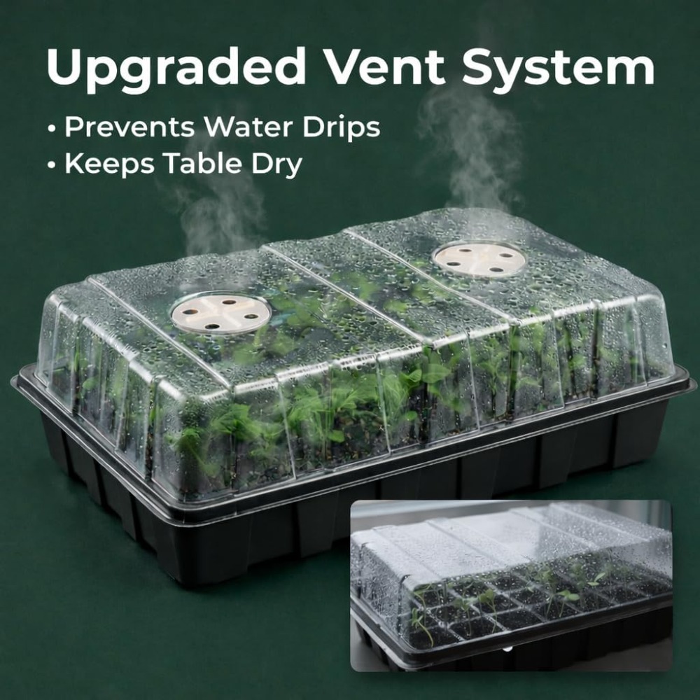 5-Set Seed Starter Tray Kits,  – Humidity Dome Kit recenzja i cena