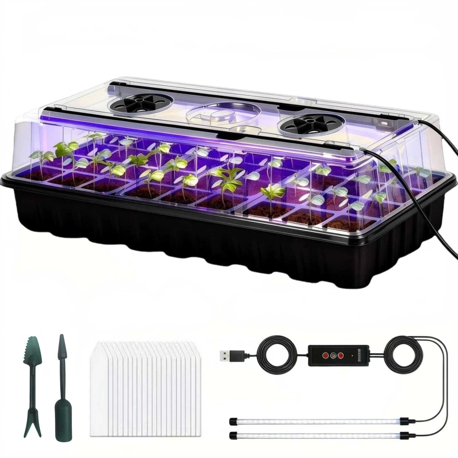 36-Cell Seed Starter Tray w/ G – Humidity Dome Kit recenzja i cena