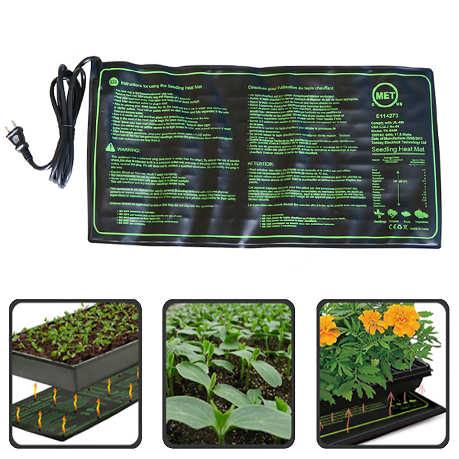 110/120/220/230V Seedling Heat – Heat Mat Seedling recenzja i cena