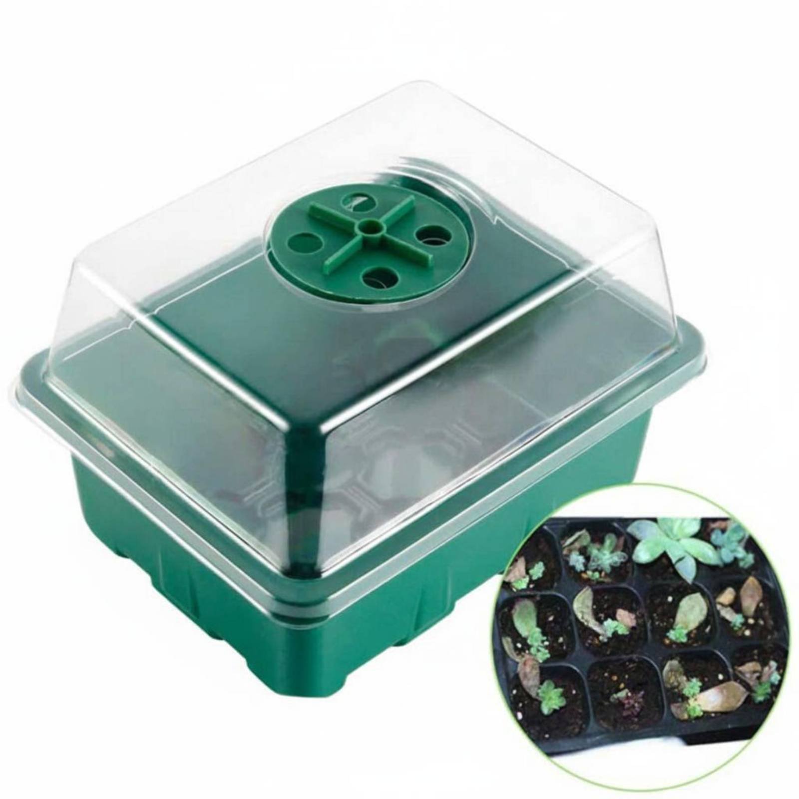 12 Compartment Germination Tra – Humidity Dome Kit recenzja i cena