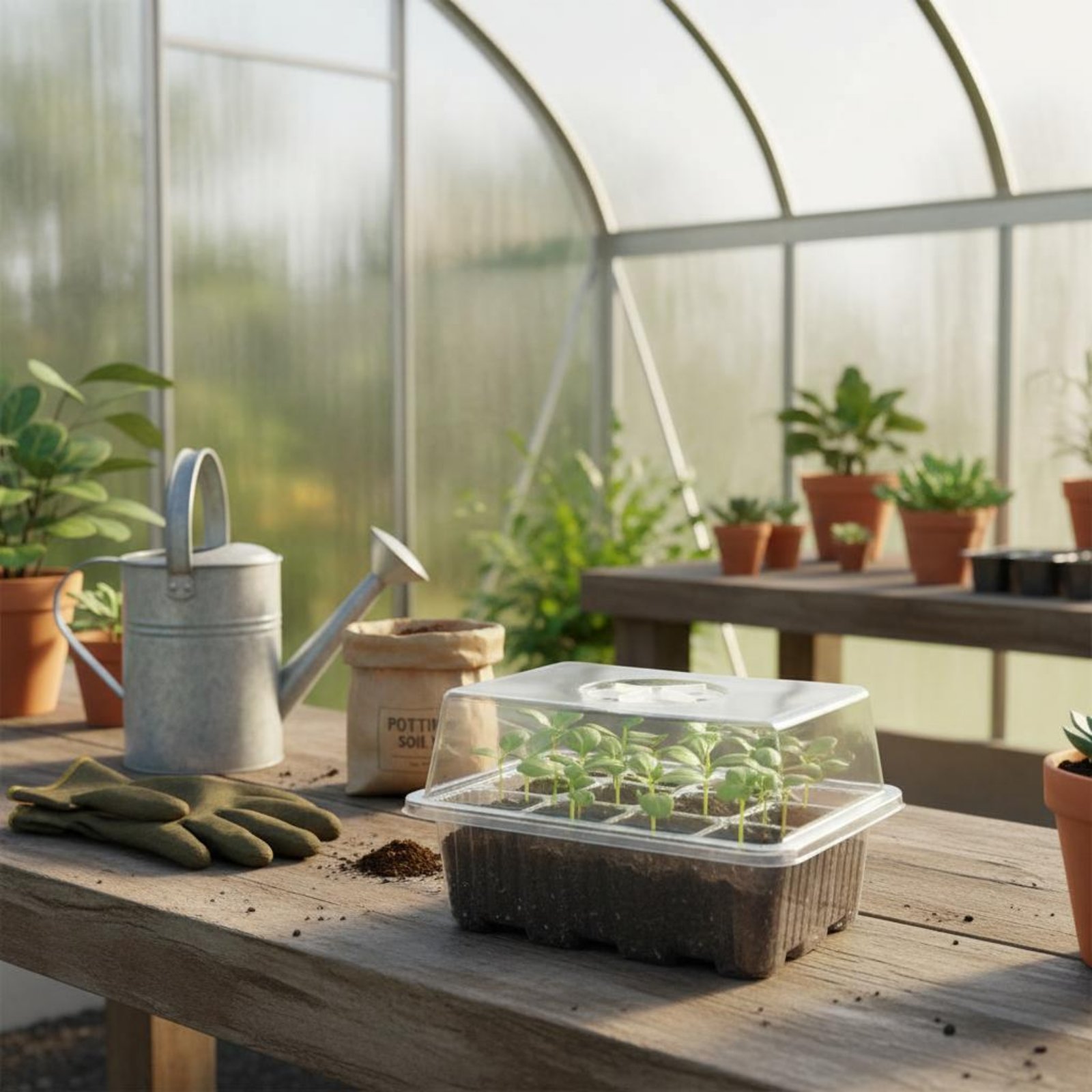 12 Compartment Germination Tra – Humidity Dome Kit recenzja i cena