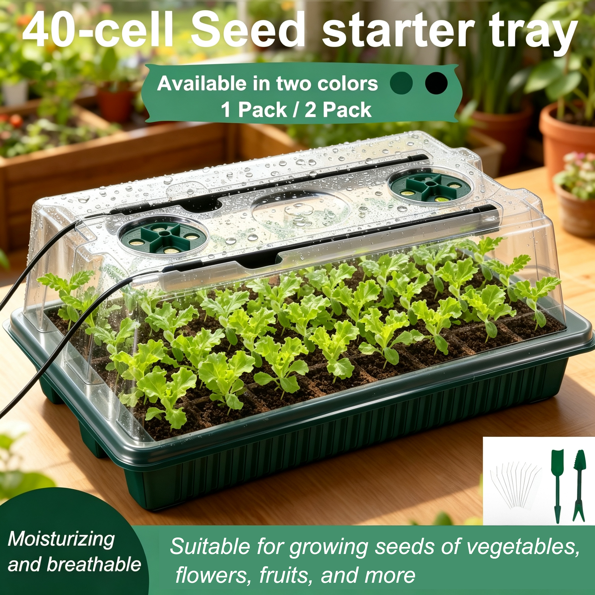 Seed Starter Tray with Grow Li – Humidity Dome Kit recenzja i cena