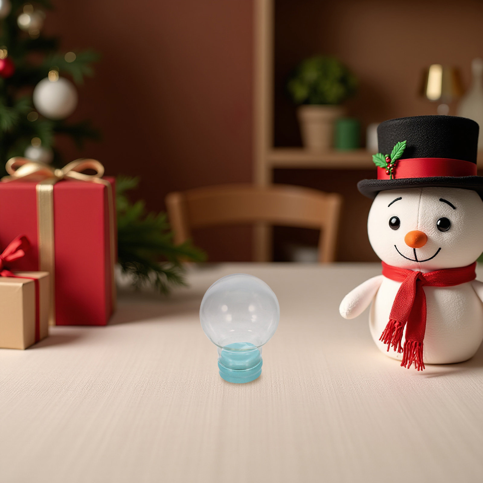 3Pcs Empty Snow Globe Glass Do – Plastic Dome Clear recenzja i cena