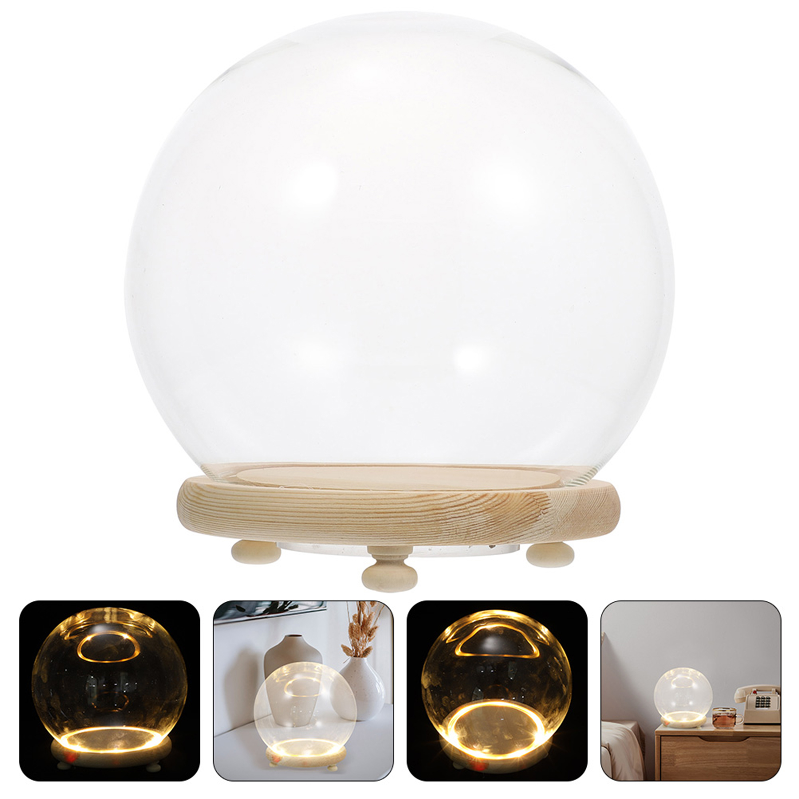 Eternal Flower Glass Cover Cle – Plastic Dome Clear recenzja i cena