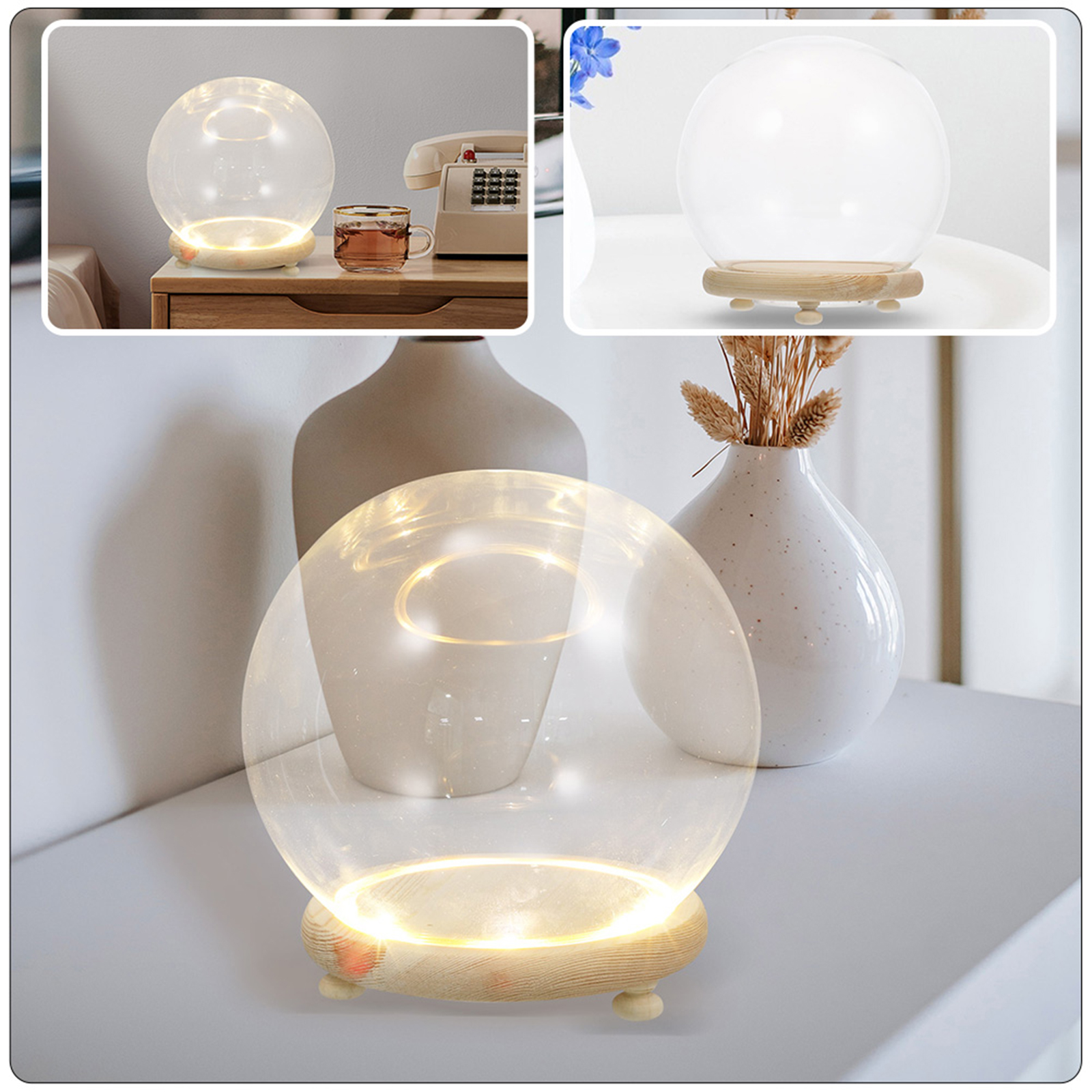 Eternal Flower Glass Cover Cle – Plastic Dome Clear recenzja i cena