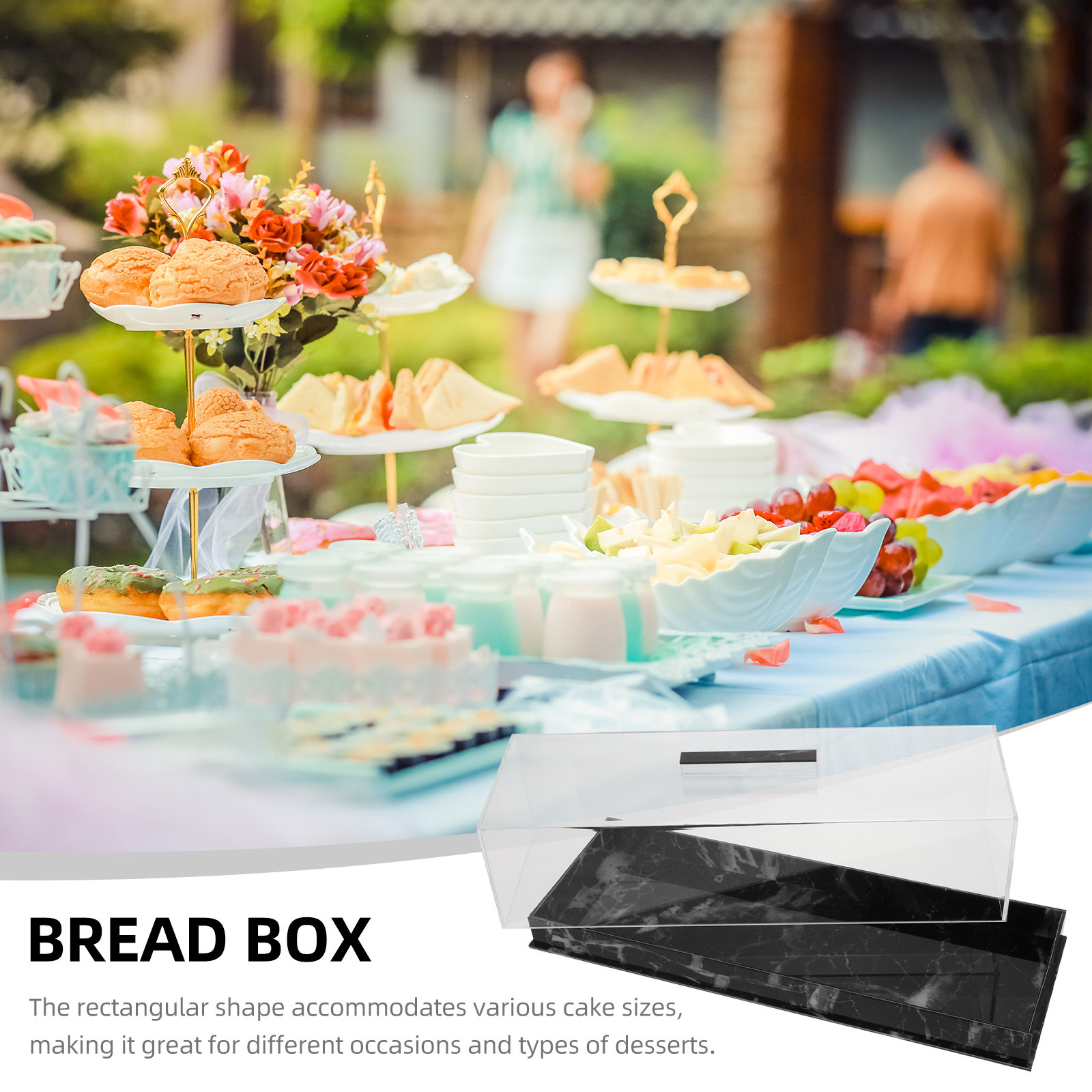 Rectangular Cake Display Box A – Plastic Dome Clear recenzja i cena