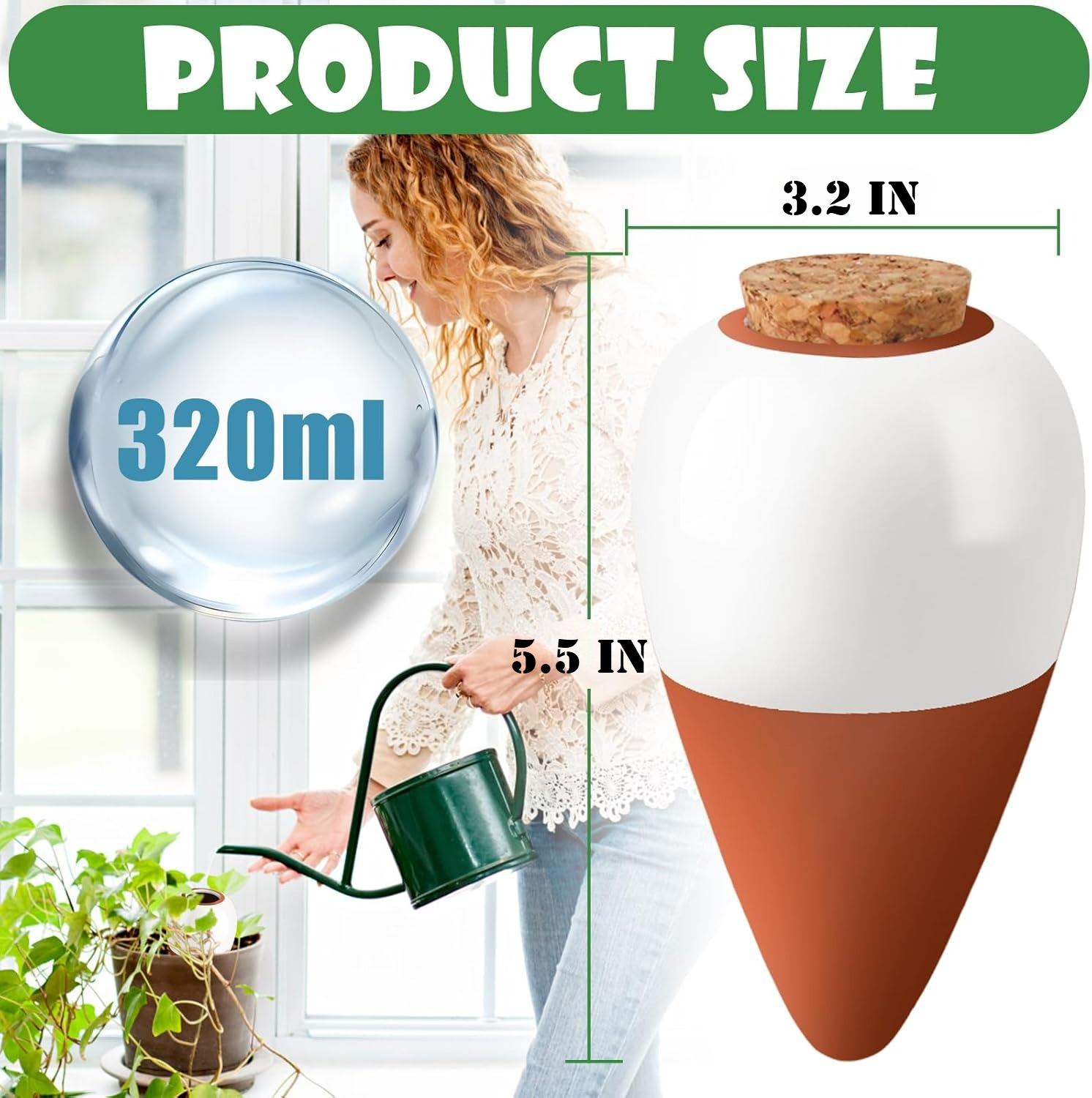 Terracotta Watering Spikes,Sel – Self Watering Insert recenzja i cena