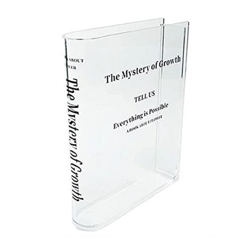 Clear Book Vase Aesthetic Acry – Propagation Station Vase recenzja i cena