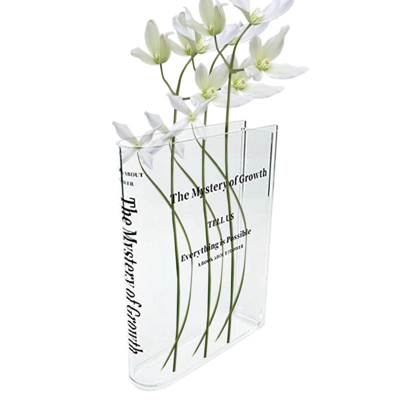 Clear Book Vase Aesthetic Acry – Propagation Station Vase recenzja i cena