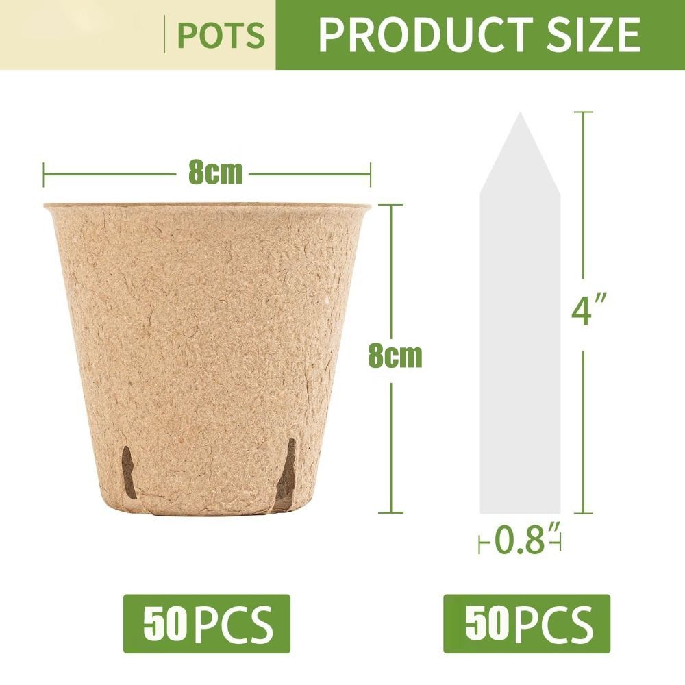 50PCS Biodegradable Plant Star – Peat Pellet Tray recenzja i cena