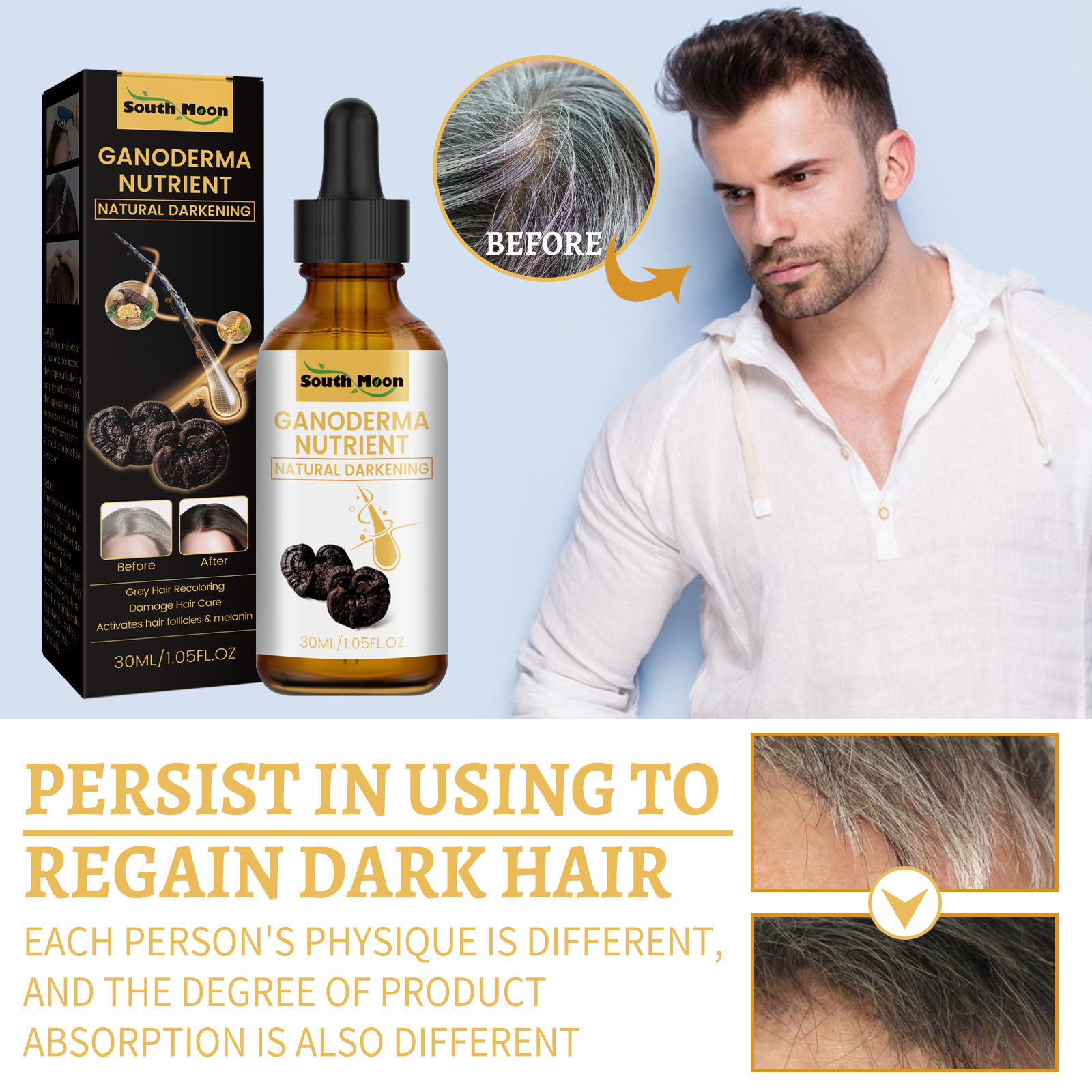 Black Ganoderma Lucidum Hair L – Root Stimulator Liquid recenzja i cena