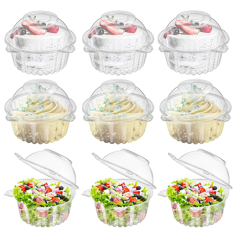 10pcs Cupcake Packaging Boxes  – Plastic Dome Clear recenzja i cena