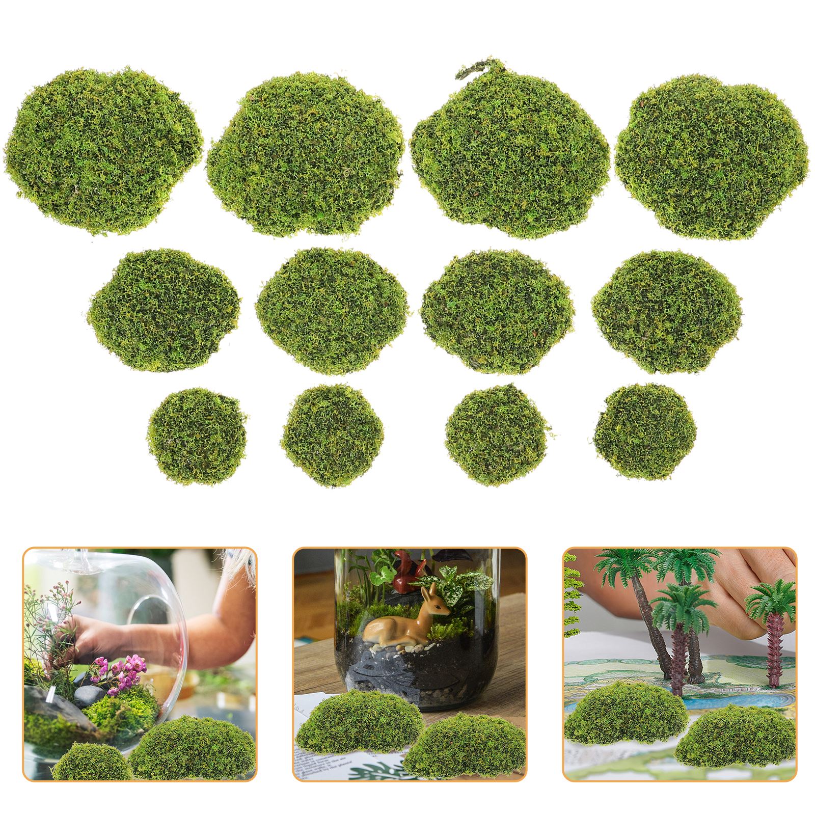 12pcs Artificial Moss RocksFak – Sphagnum Moss Dry recenzja i cena