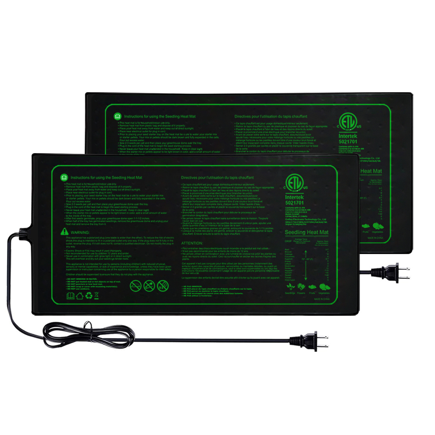 Two-pack 20x10Inch Seedling He – Heat Mat Seedling recenzja i cena