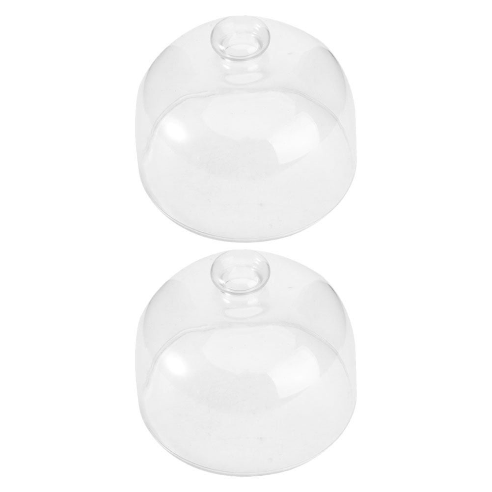 2Pcs Transparent Glass Cake Do – Plastic Dome Clear recenzja i cena