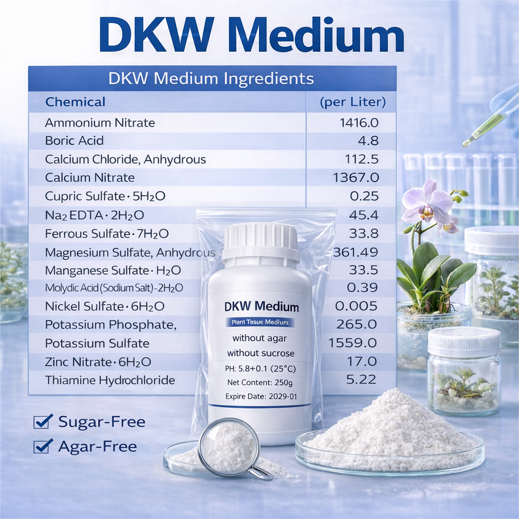 DKW Medium Plant Tissue Cultur – Agar Tissue Culture recenzja i cena