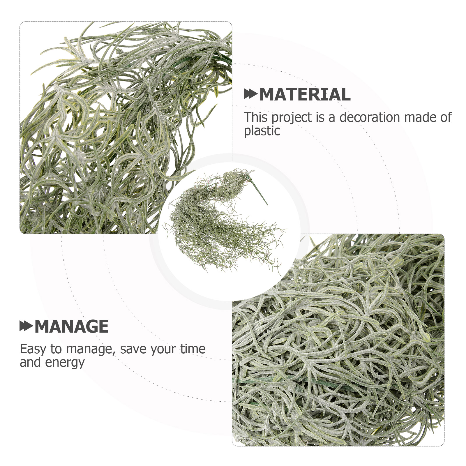 Hanging Decor Artificial Dried – Sphagnum Moss Dry recenzja i cena