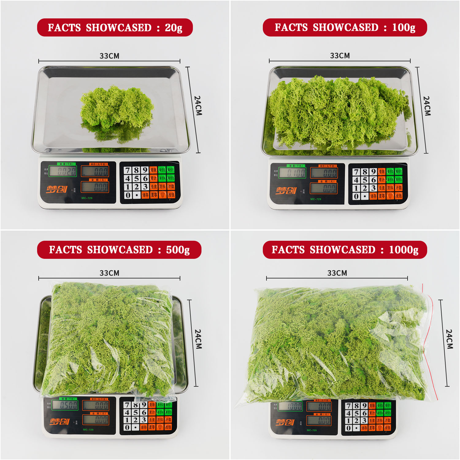 200g Artificial Green Plants M – Sphagnum Moss Dry recenzja i cena