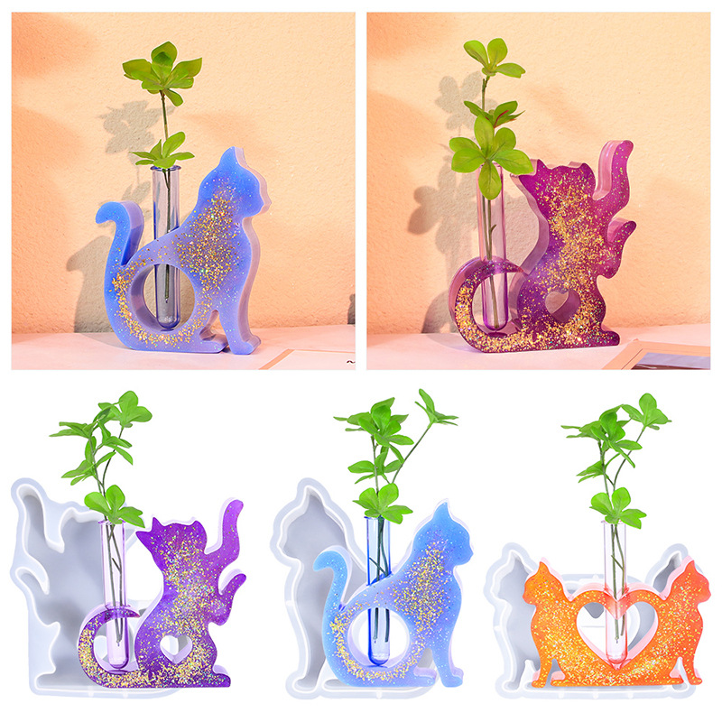 Cat Shaped Resin Molds Vase Si – Propagation Station Vase recenzja i cena