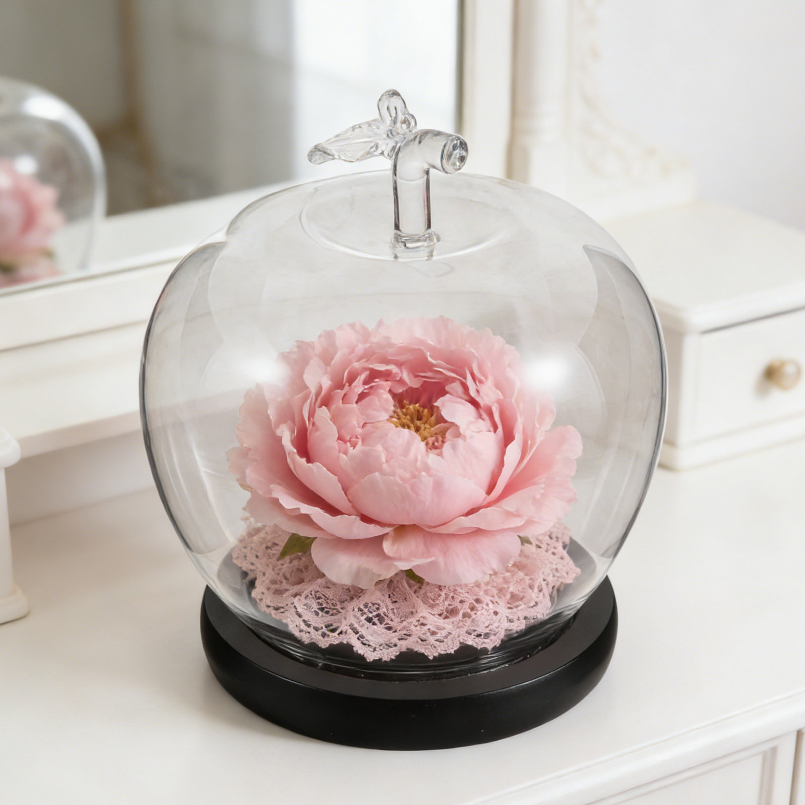Inspired Glass Dome Cloche wit – Plastic Dome Clear recenzja i cena