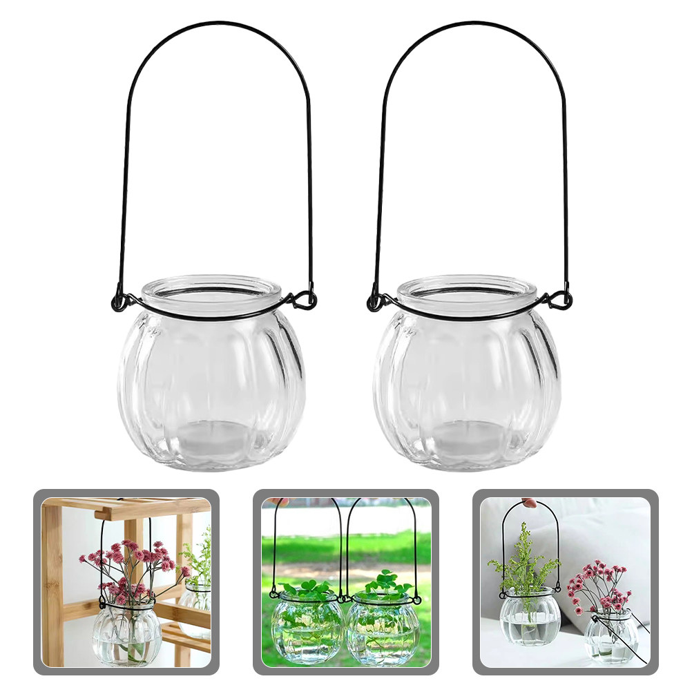 6Pcs Transparent Hanging Glass – Propagation Station Vase recenzja i cena