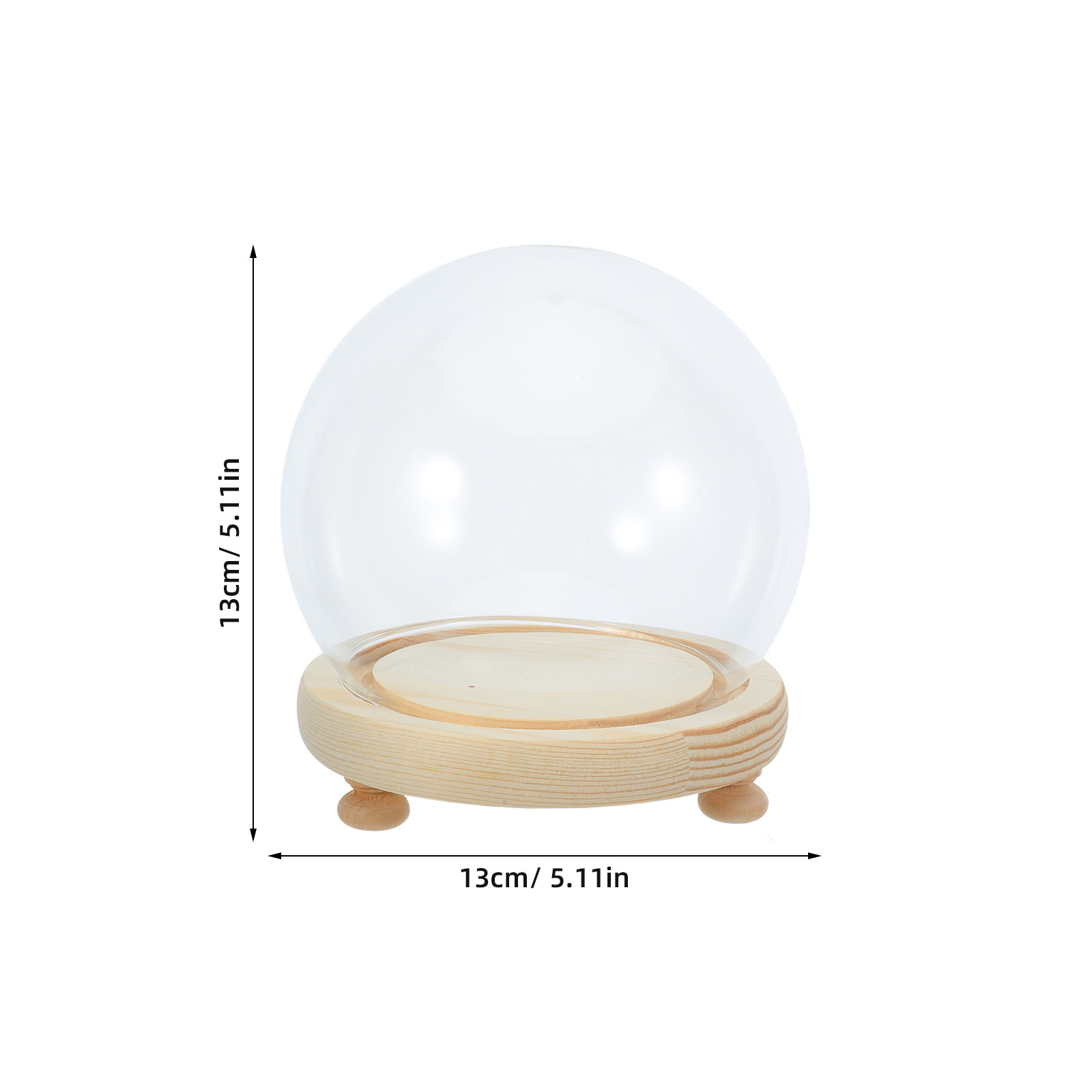 Dried Flower Glass Dome Displa – Plastic Dome Clear recenzja i cena