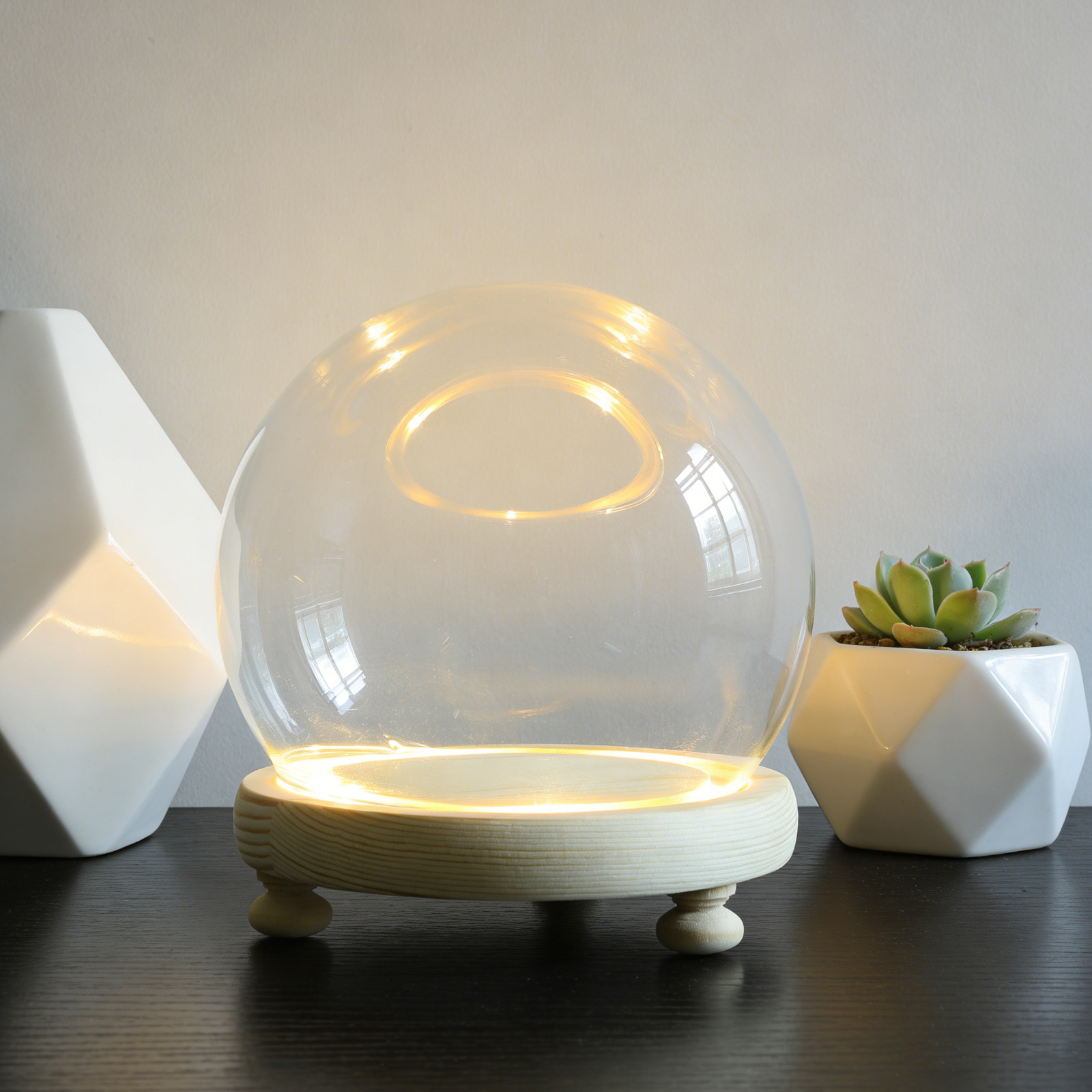 Dried Flower Glass Dome Displa – Plastic Dome Clear recenzja i cena