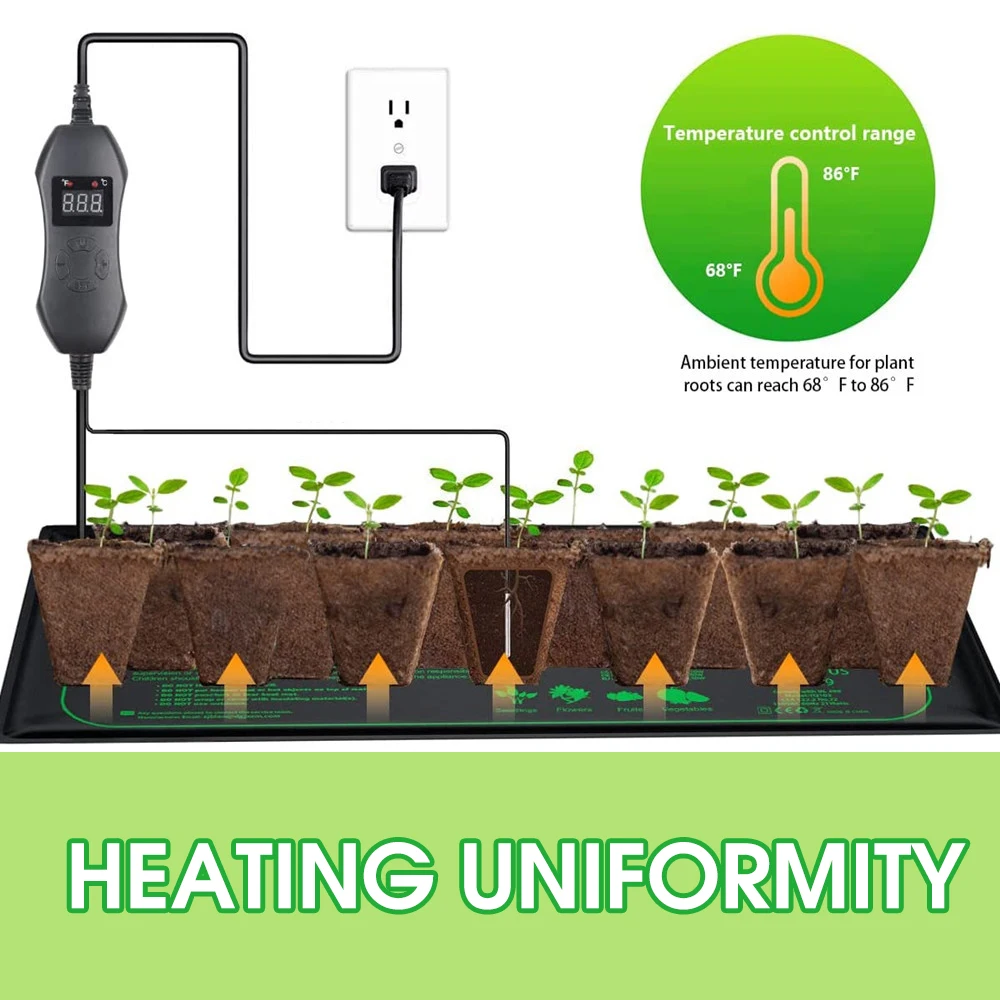 50W EU-US/UK/AU Adjustable The – Heat Mat Seedling recenzja i cena