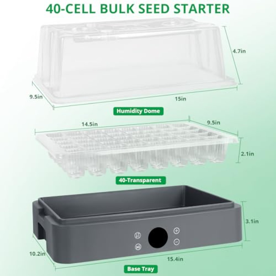Seed Starter Tray with Grow Li – Humidity Dome Kit recenzja i cena