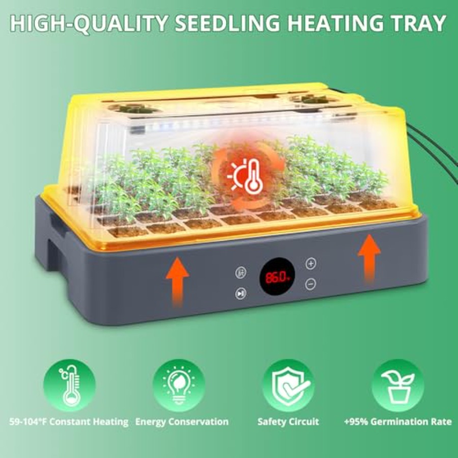 Seed Starter Tray with Grow Li – Humidity Dome Kit recenzja i cena