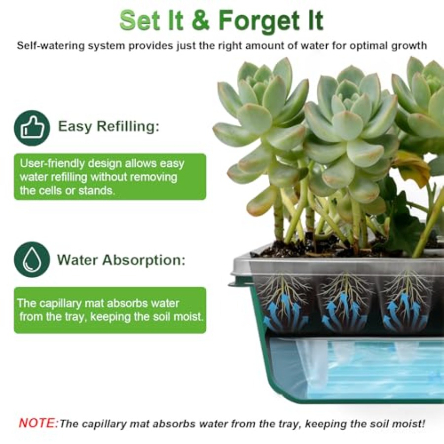 Seed Starter Tray with Grow Li – Humidity Dome Kit recenzja i cena