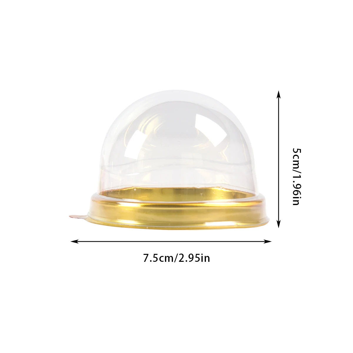 50pcs Clear Plastic Mini Cupca – Plastic Dome Clear recenzja i cena